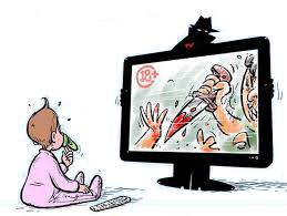 تاثیر نمایش خشونت تلویزیون بر کودکان