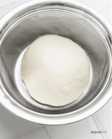 طرز تهیه نان زعتر لبنانی با پنیر خامه‌ای