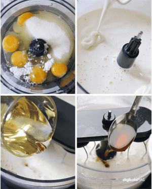 طرز تهیه کیک تولد چند لایه با قهوه و کارامل