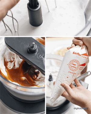 طرز تهیه کیک تولد چند لایه با قهوه و کارامل