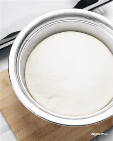 طرز تهیه نان زعتر لبنانی با پنیر خامه‌ای